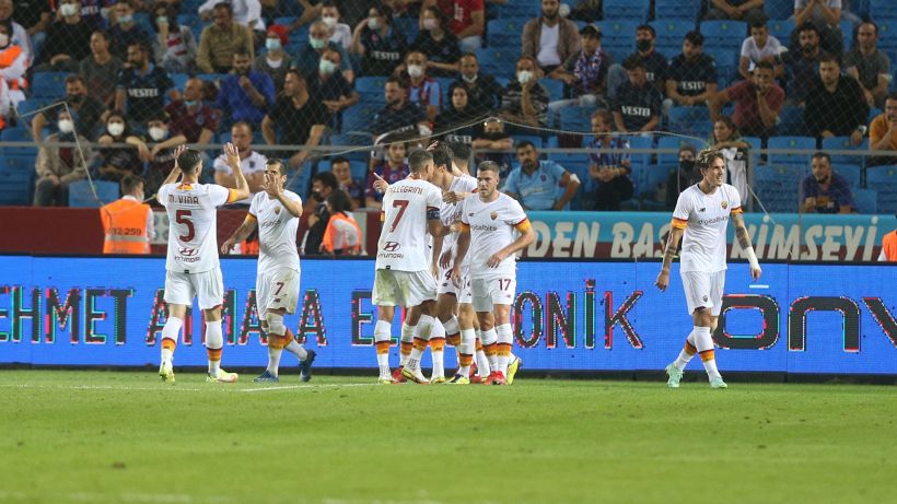 Roma, Mourinho parte con una vittoria: 2-1 sul Trabzonspor