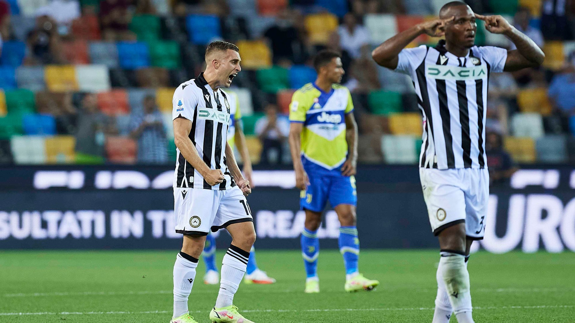 Serie A, Udinese-Juventus 2-2: le foto