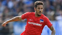 Jovetic in goal alla prima in Bundesliga con l'Hertha: ha segnato in tutti i top campionati