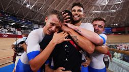 Tokyo 2020, ciclismo: Oro inseguimento a squadre, le foto