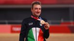 Tokyo 2020, ciclismo: Viviani bronzo nell'Omnium, le foto