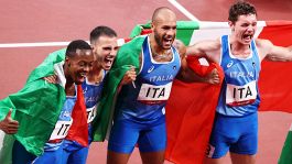 Tokyo 2020: Italia, stupendo oro nella 4x100. Le foto