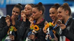 Tokyo 2020, ritmica: farfalle di bronzo, le foto