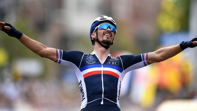 Julian Alaphilippe è di nuovo campione del mondo