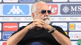 Napoli, De Laurentiis punzecchia la Juve