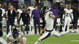 NFL, vittoria Ravens con un kick da record