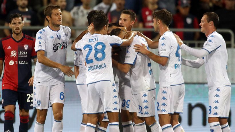 Seconda vittoria per l'Empoli che passa a Cagliari