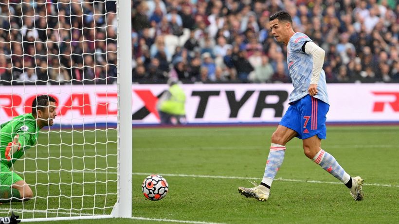 Ronaldo non si ferma più: in gol anche contro il West Ham