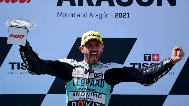 GP d'Aragona, trionfo di Dennis Foggia in Moto3