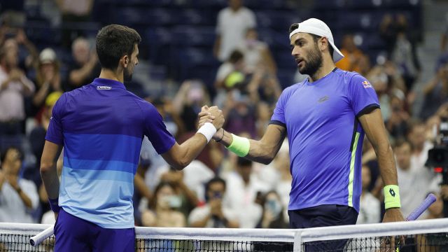 US Open: Berrettini è un gladiatore ma Djokovic non fa regali