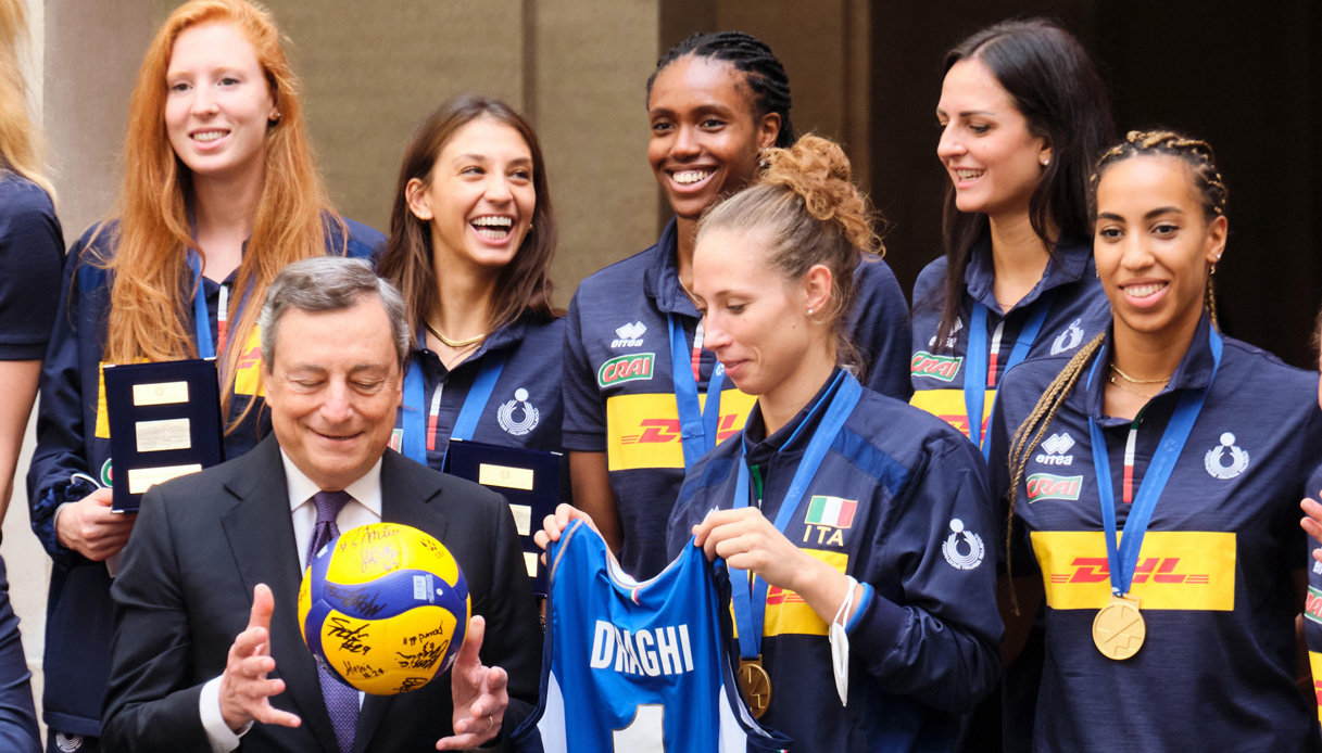 La lezione del volley azzurro secondo il premier Mario Draghi