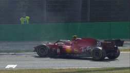 F1 Gp Italia: Sainz a muro nella variante Ascari durante le fp2