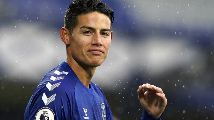 James Rodriguez vola in Qatar: vicino l'addio all'Everton