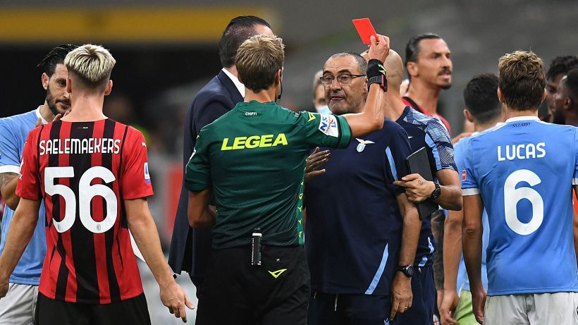 Rosso in Milan-Lazio: due giornate a Sarri