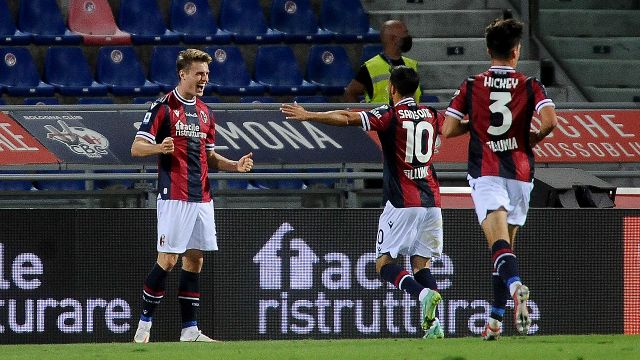 Bologna-Verona 1-0: decide Svanberg, rossoblu imbattuti