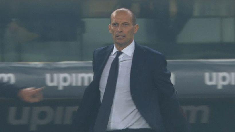 Allegri come col Carpi nel 2015: via la giacca in Verona-Juventus