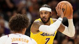 NBA: Carmelo Anthony sale al 9° posto nella classifica marcatori