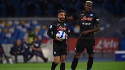 Napoli, tensione Osimhen-Insigne per la battuta del 2° rigore contro il Bologna