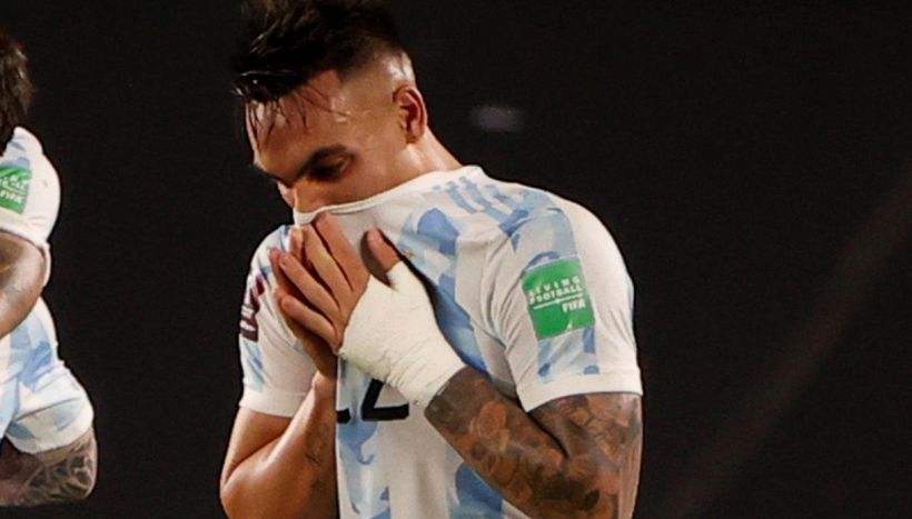 Lautaro Martinez in lacrime in panchina: dietro la tensione