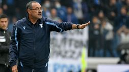 Lazio, Sarri: "Amarezza per il risultato, ma passi avanti sulla prestazione"