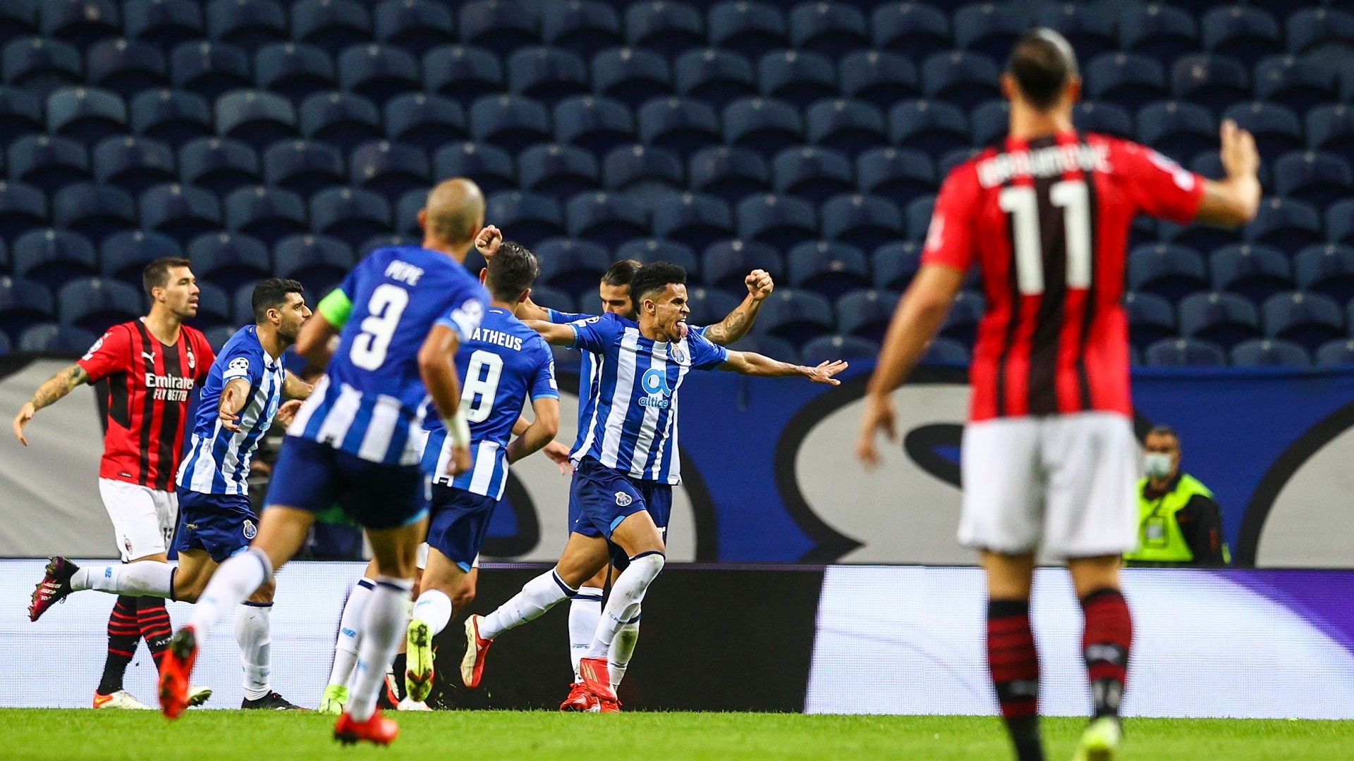 Champions League: Porto-Milan 1-0, le foto