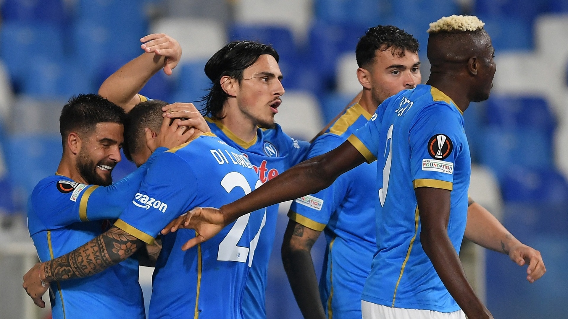 Europa League 2021/2022: Napoli-Legia Varsavia 3-0, le foto