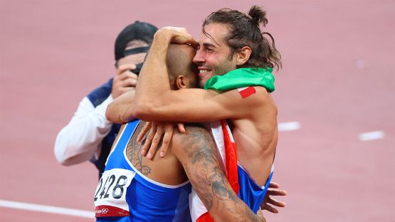 Un anno dopo Tokyo. Tamberi: "Chi dimentica l'abbraccio con Marcell.."