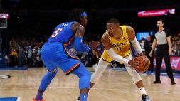 Lakers, il crollo dopo l'illusione: festa Thunder