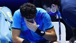 ATP Finals: rabbia e lacrime per Berrettini, costretto al ritiro