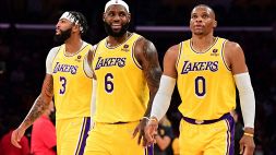 Lakers, è la notte dei Big Three: rinvincita sui Pistons