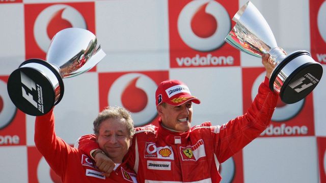 Ferrari, Todt: "Guardo le gare con Schumacher, sul figlio pressioni ingiuste"