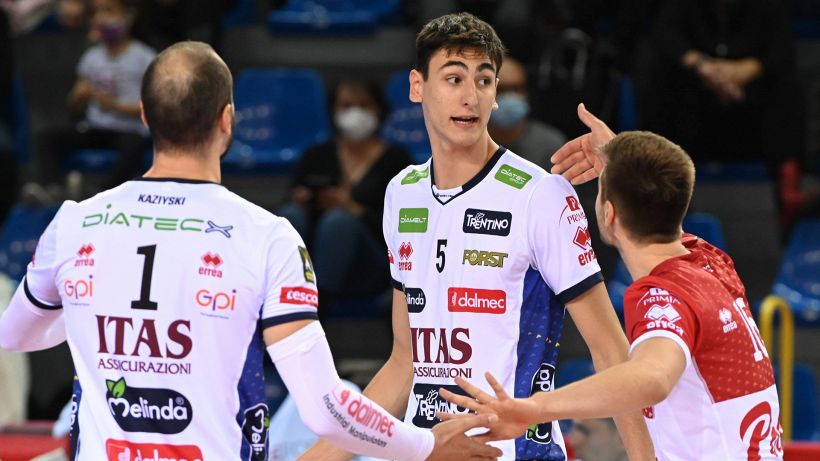 Volley maschile – Trento castiga Modena e vola alle final four di Coppa Italia