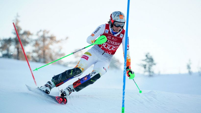 Slalom Levi, Petra Vlhova è leader sul tracciato finlandese