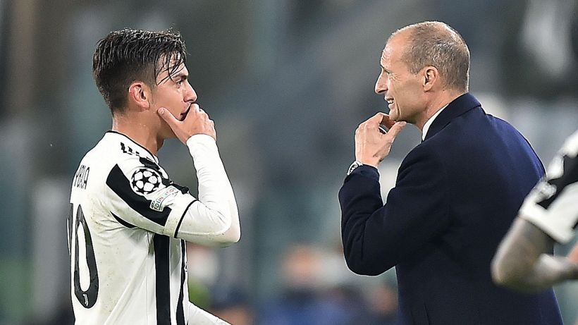 Juventus, Max Allegri snobba il mercato e dà l'annuncio su Dybala