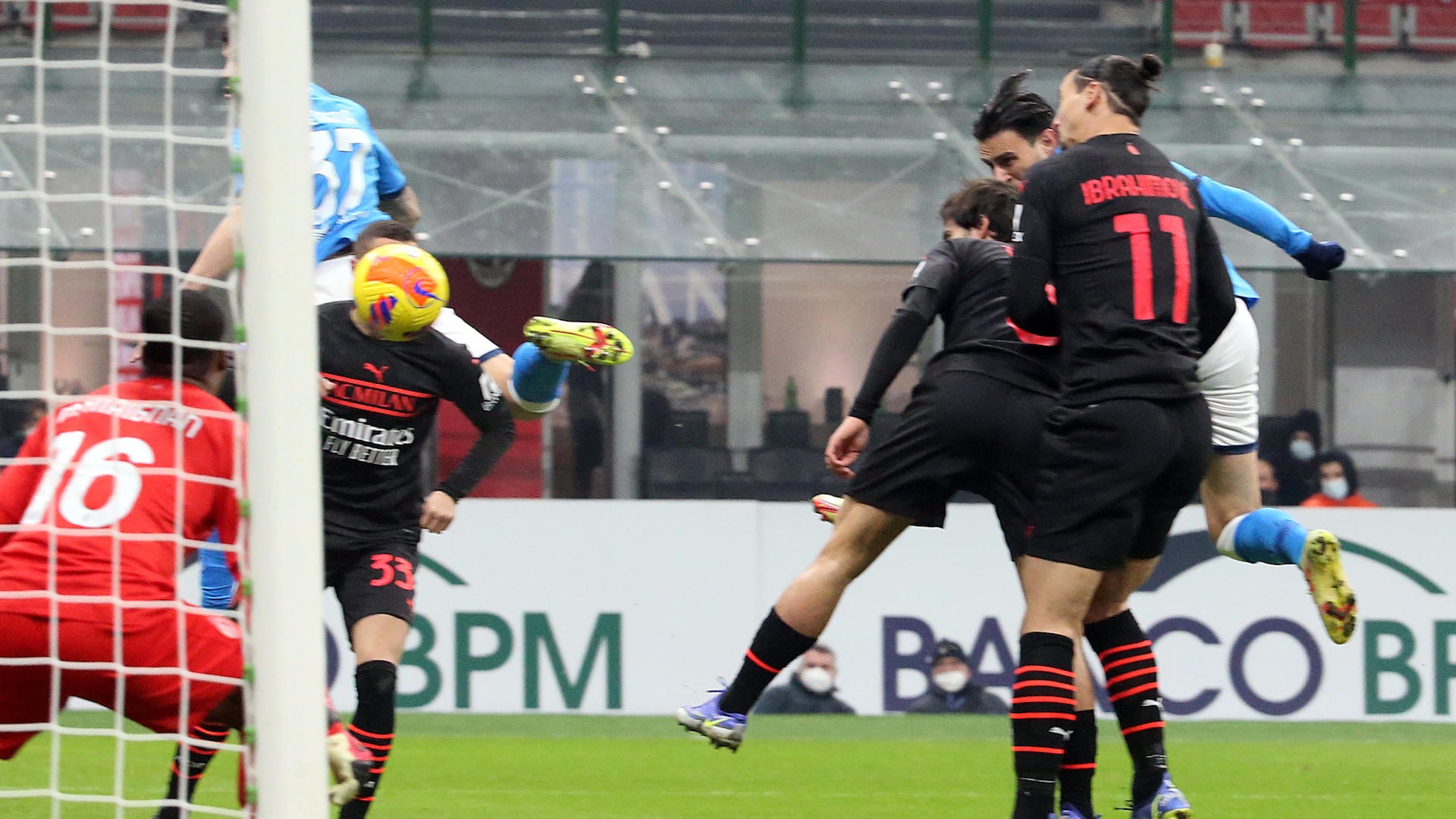 Serie A 2021-2022: Milan-Napoli 0-1, le foto