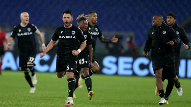 Serie A: Lazio-Udinese, 4-4 folle all'Olimpico