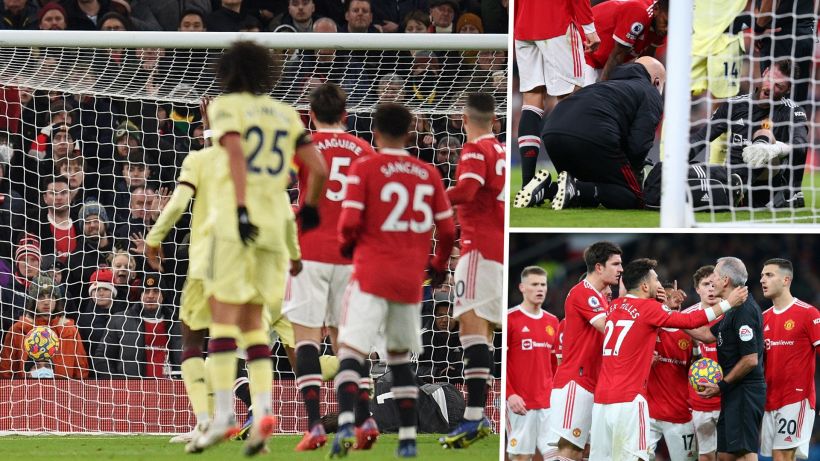 Manchester U-Arsenal, episodio contestato: gol Rowe con de Gea a terra
