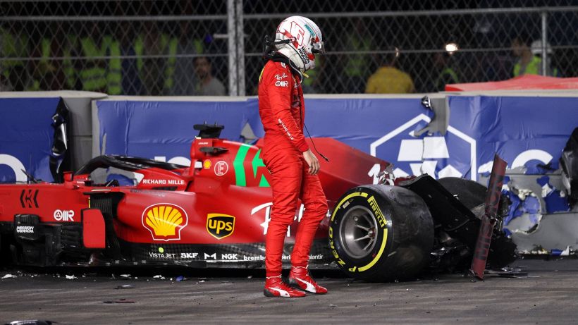 F1, Ferrari: dopo il botto Leclerc promette riscatto a Jeddah