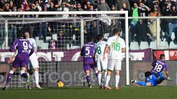 Il Sassuolo si illude, la Fiorentina rimonta: 2-2 al Maipei Stadium