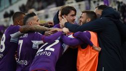 Serie A, la Fiorentina dilaga con la Salernitana