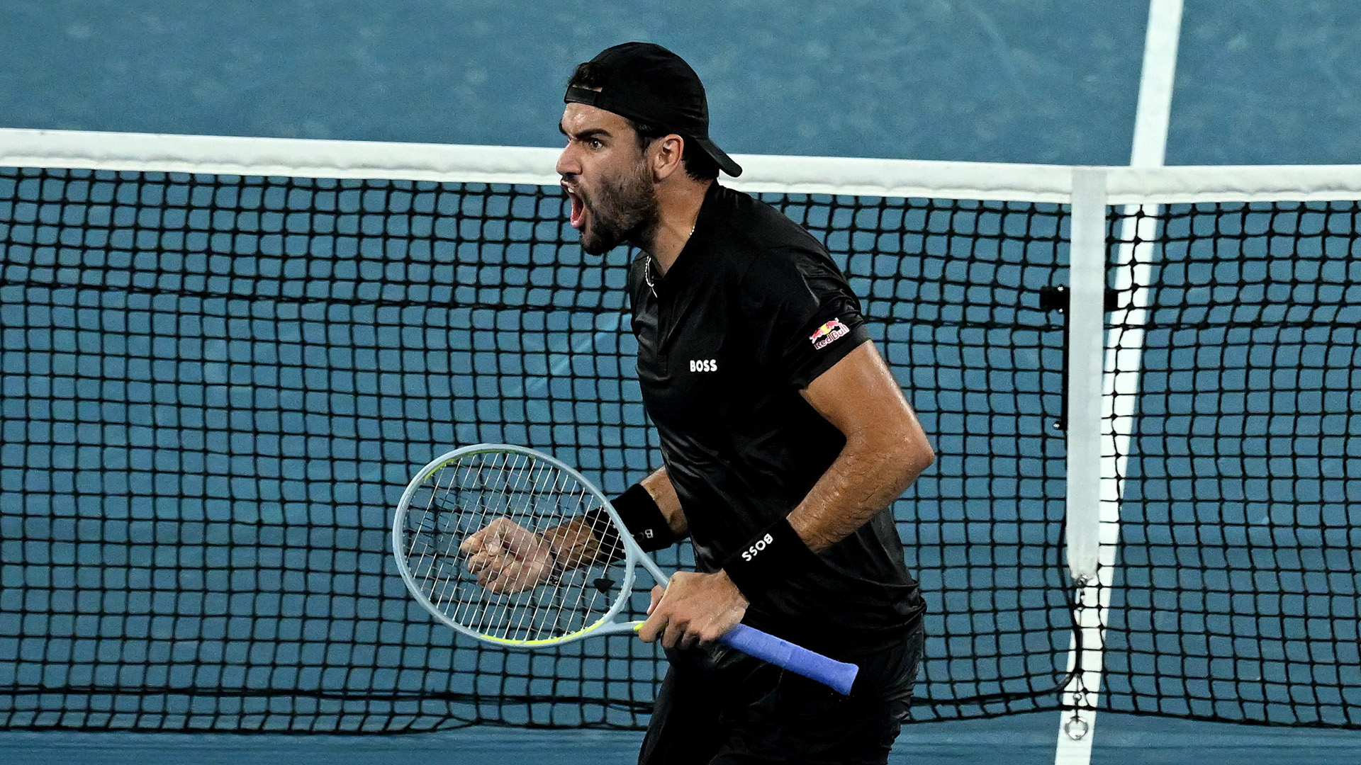 Australian Open, Berrettini batte Monfils ai quarti: le foto