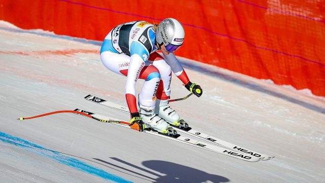 Corinne Suter davanti a tutte nella prima prova di Garmisch-Partenkirchen