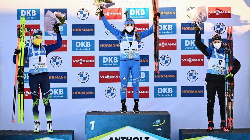 Biathlon, vittoria in rimonta per Dorothea Wierer ad Anterselva