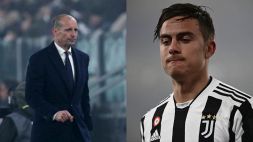 Juventus: La lite tra Dybala e Allegri scatena la bufera sul web