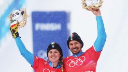 Pechino 2022, Moioli e Visintin d'argento nello snowboardcross misto