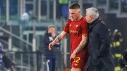 Roma, gol annullato a Zaniolo allo scadere: furia José Mourinho