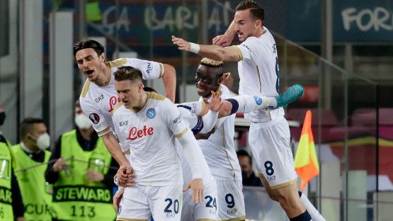 Europa League 2021-2022: Barcellona-Napoli 1-1, le foto