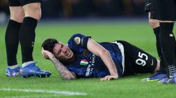 Bastoni ko, l'Inter: "Trauma distorsivo alla caviglia"