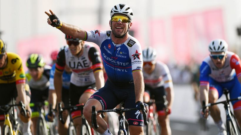 UAE Tour: Cavendish vince la seconda tappa in volata