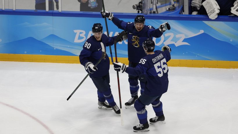 Pechino 2022: la Finlandia sfata il tabù olimpico nell'hockey maschile